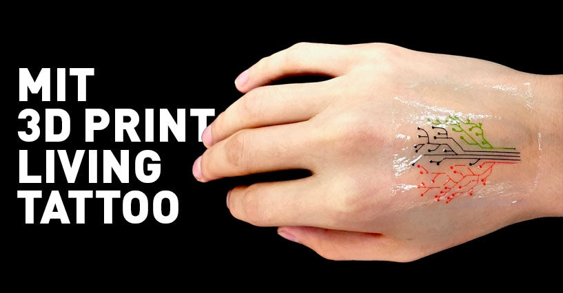 MIT Engineers 3-D Print A “Living Tattoo”